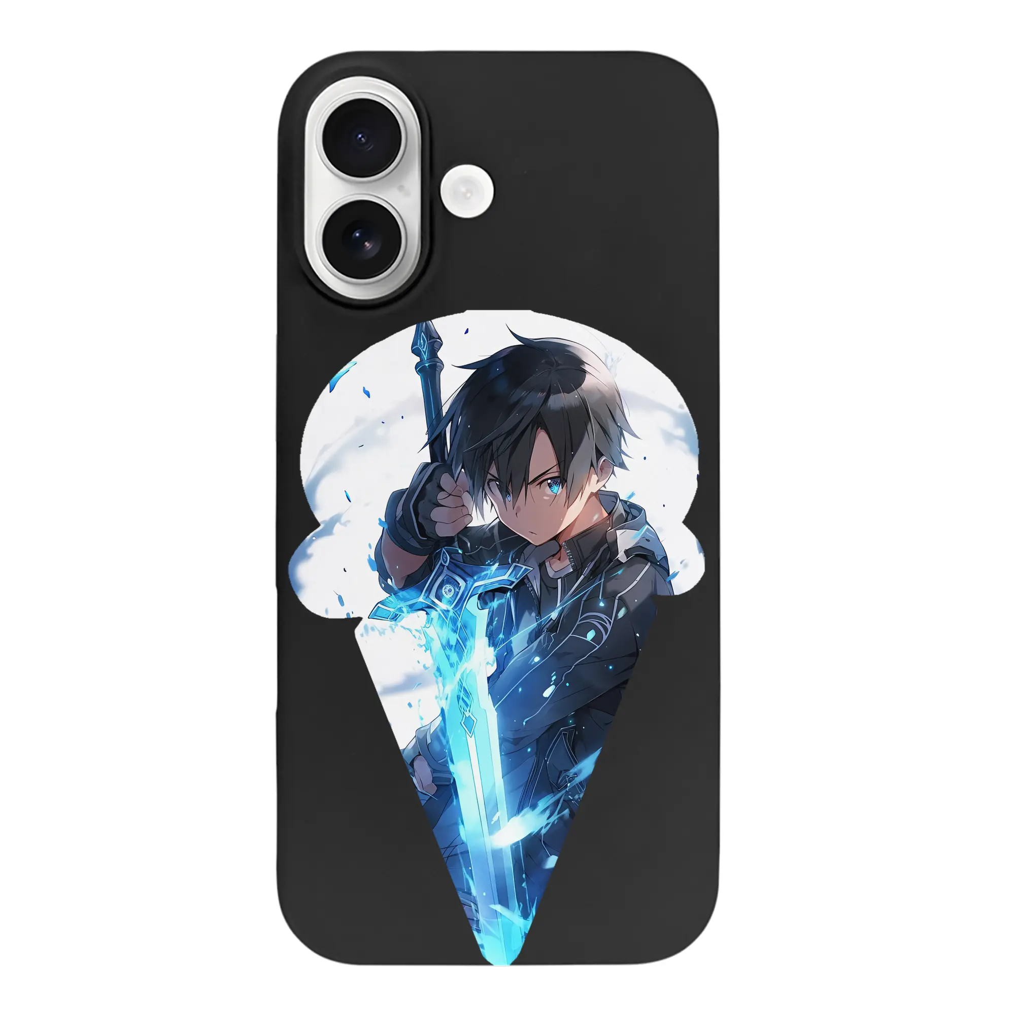 ソードアートオンライン グッズ キリト - iPhone 17 シリーズ シリコンケース 薄型 耐衝撃 指紋防止 ソフトタッチカバー 精密フィット 傷防止 保護ケース iPhone 17/17 Air/17 Pro/17 Pro Max 対応